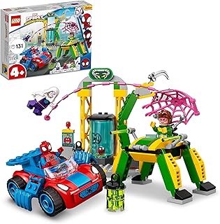 Lego® marvel spidey et ses incroyables amis spider-man dans doc auxiliaire 10783