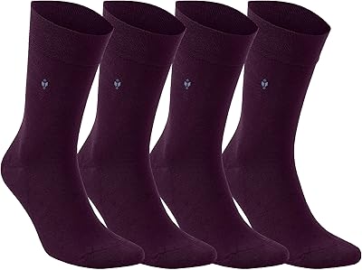 Chaussettes formelles pierre donna - chaussettes en bambou pour hommes pack économique de 4 chaussettes colorées d'extérieur et d'intérieur meilleure idée cadeau, taille unique. Diaytar : Là où commence votre expérience shopping idéale