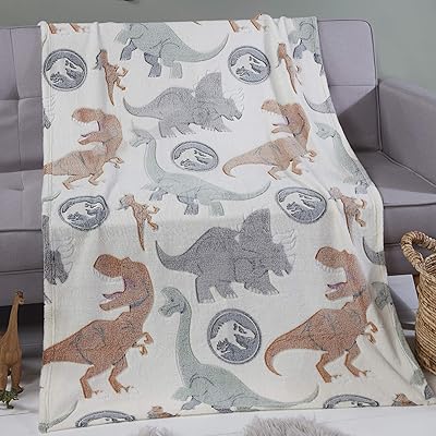 Coco moon jurassic world glow in the dark couverture de lit en polaire