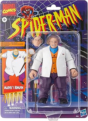 Figurine hasbro spider-man king bean marvel legends 6 pouces, collection classique