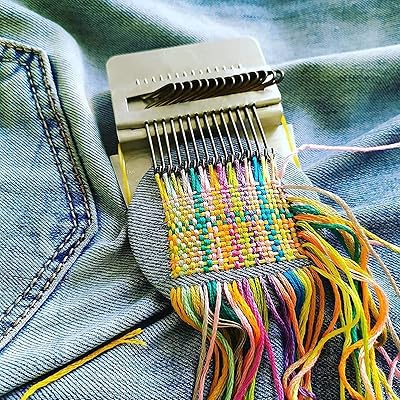 Mini outil de tissage speed ​​​​wave métier à tisser artisanal en bois