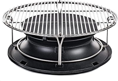 Accessoire de gril à chambre de fumée hyperbolique kamado joe kj-hyper sloroller