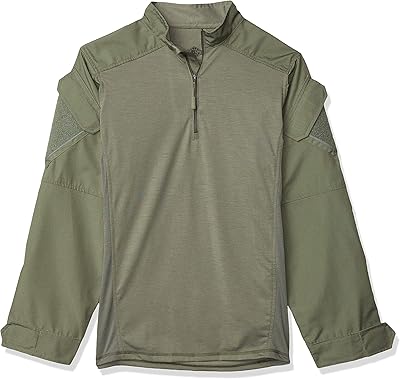 Chemise de combat urban force tru 1/4 zip pour homme, quart de zip