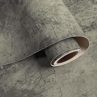 Faripaper papier peint autocollant texture imitation ciment 81 cm x 300