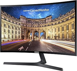 Écran d'ordinateur incurvé samsung cf396 235 pouces technologie amd freesync pour des jeux
