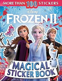 Livre d'autocollants magiques disney la reine des neiges 2