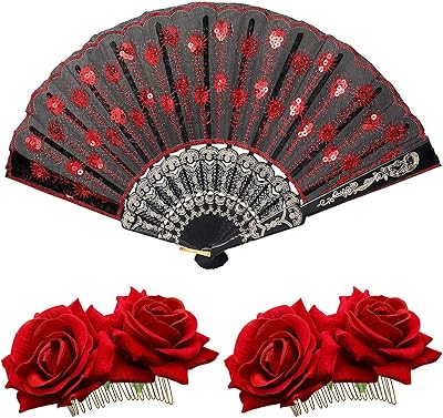 Pince à cheveux à paillettes de fleur rose pour femmes, accessoires de cheveux