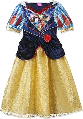 Déguisement rubie's disney blanche-neige shimmer pour filles - multicolore