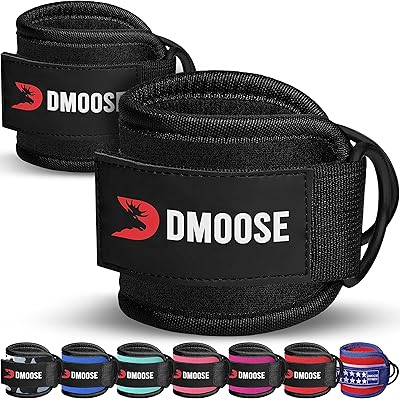 Sangles de cheville avec câble de fitness d moos bandes de sport rembourrées