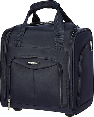 Amazon basics sous le siège, sac de voyage à roulettes avec roulettes, 14