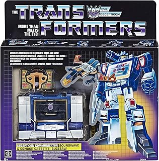 Haut-parleur soundwave decepticon g1 exclusif à transformers avec cassette (réédition)