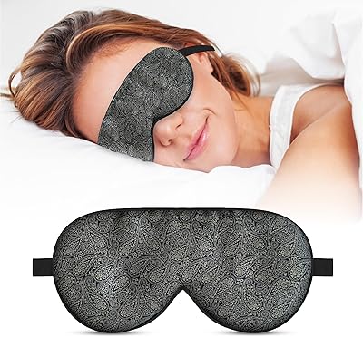 Masque pour les yeux fom (friends of meditation) 100 % soie de mûrier