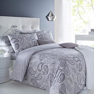 Ensemble housse de couette et taie d'oreiller sleepdown à motif cachemire