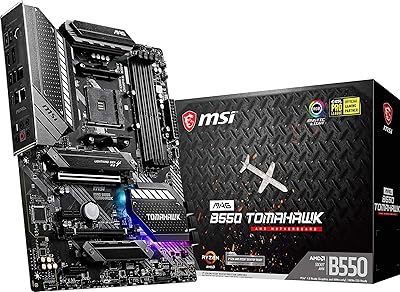 Carte mère de jeu msi mig b550 tomahawk processeur amd am4