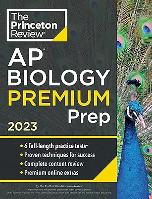 Princeton review ap biology premium prep, 2023 : 6 tests pratiques + révision