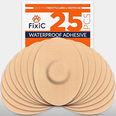 Patchs adhésifs fixic freestyle 25 pièces bon pour libre 1 et 2