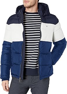Doudoune classique à capuche tommy hilfiger pour hommes (standard, grand et grand)