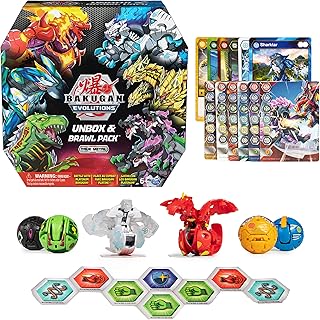 Bakugan evolution, box and brawl set comprend 6 jeux exclusifs pour enfants