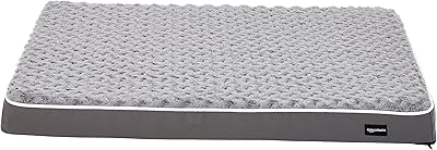 Lit confortable en mousse amazonbasics pour animal de compagnie, 27 x 36 pouces