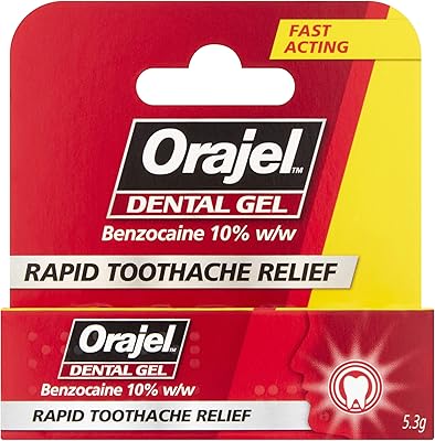 Gel dentaire oragel, 0,1 oz (paquet de 1)