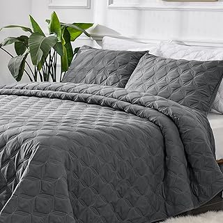 Parure de lit king size gris léger litanica - drap de lit