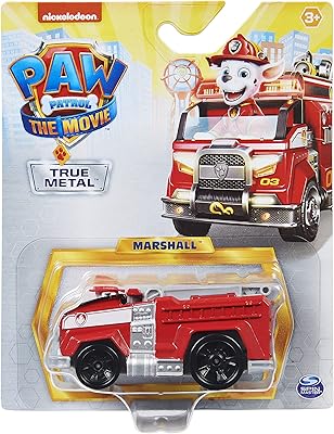 Véhicule moulé sous pression en métal véritable paw patrol à l'échelle 1:55