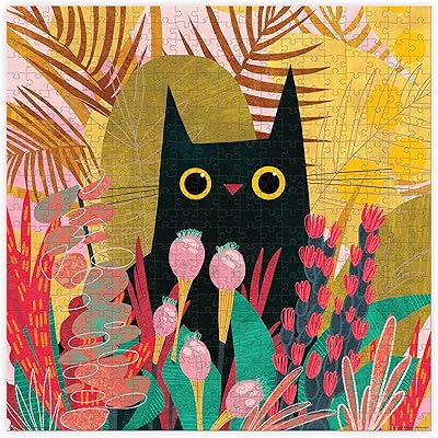 Véritable puzzle fred black cat par karen o'bohanish 500 pièces