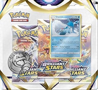 Pokemon tcg : épée et bouclier - triple pack superstars - glaceon