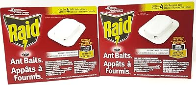Lot de 4 appâts pour fourmis en roseau