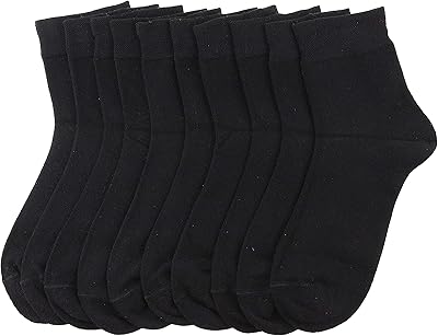 Chaussettes en coton pour hommes, lot de 5