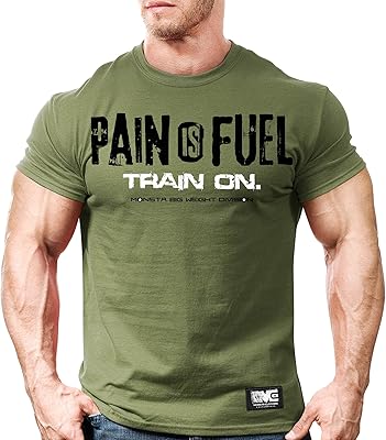 Monsta clothing co. t-shirt d'entraînement de musculation pour hommes (painisfuel). Diaytar : L'e-commerce accessible à tous les Sénégalais