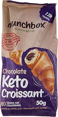 Croissant au chocolat munchbox keto 50g