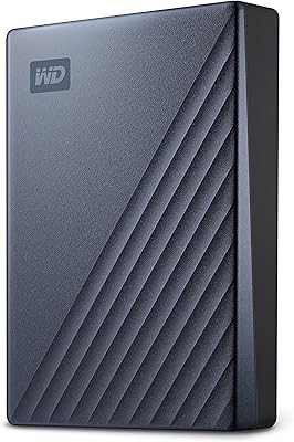 Disque dur externe portable western digital wd my passport ultra silver 4 to