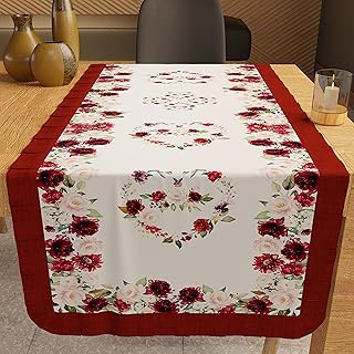 Ensemble de tissus de cuisine pettitti artigiani italiani, microfibre hypoallergénique, fleurs 07, tapis