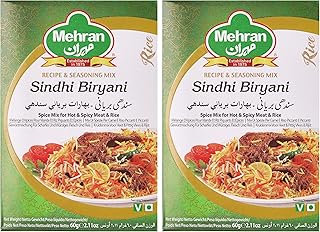 Mehran sindhi biryani masala 60gm t/p @25% de réduction