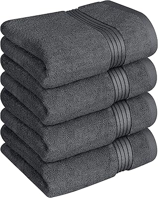 Utopia towels ensemble de 4 serviettes à main (16 x 28 pouces) 100