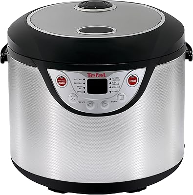 Tefal multicuiseur 8 en 1 rk302e15, (4 portions), 600 watts, 5 litres, argent