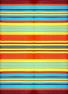 Tapis de paille en plastique réversible intérieur et extérieur palages usa