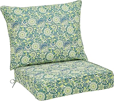 Ensemble de chaise de patio et de coussins de dossier profonds amazonbasics