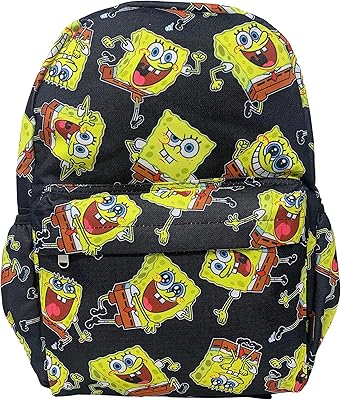 Spongebob squarepants 16 pouces grand sac à dos imprimé avec pour ordinateur