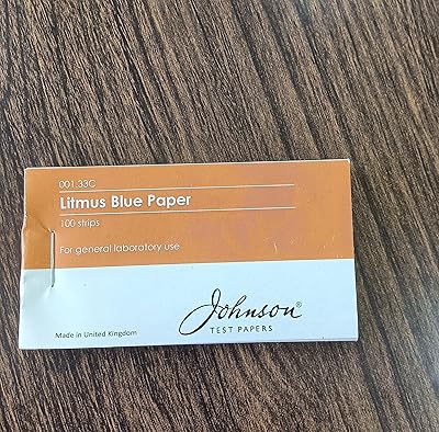 Papier test johnson blue tourmus, 001,33c, ph 7, 100 bandelettes/paquet