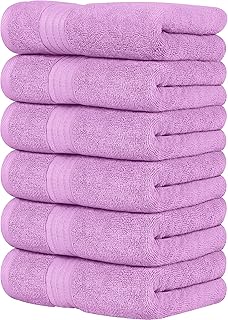 Utopia towels serviettes à main lavande 100 % coton peigné filé à l'anneau