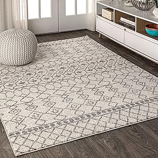 Tapis de sol au design bohémien izel brown facile à nettoyer pour la chambre