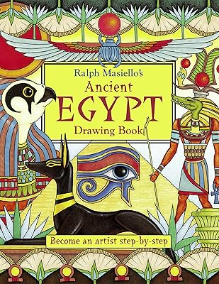 Livre de dessins sur l'egypte ancienne de ralph masiello