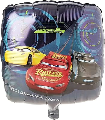 Tenant un bouquet de voitures en ballon lightning mcqueen 3536701