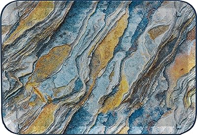 Plateau confortable en mélamine surfwell, grand format 35 x 24 cm bleu