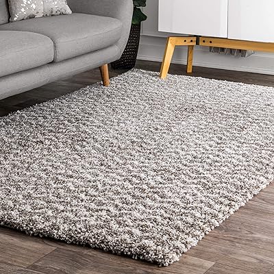Tapis à poils longs nuloom cuellar chevron 18 cm x 22