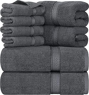 Utopia towels ensemble de serviettes de luxe 8 pièces (gris) - 2 serviettes