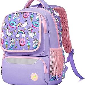 SAC À DOS D'ÉCOLE UNICORN KITTY POUR FILLES ET GARÇONS, GRAND SAC À