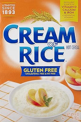 Crème de riz, sans gluten, céréales chaudes pour petit-déjeuner 14 oz